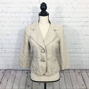 Cynthia Steffe Tan Blazer Size 6